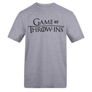 Game of Thrones Unisex Adult Logo T-Shirt / Gray